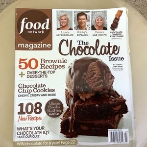 🥳 FREE add On- Food Networks “ Chocolate Issue” magazine